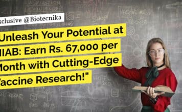 "Unleash Your Potential at NIAB: Earn Rs. 67,000 per Month with Cutting-Edge Vaccine Research!"