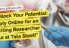 "Unlock Your Potential: Apply Online for an Exciting Researcher Role at Tata Steel!"