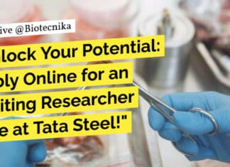 "Unlock Your Potential: Apply Online for an Exciting Researcher Role at Tata Steel!"