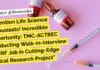 TMC-ACTREC Life Science Walk-In-Interview For JRF Job "Attention Life Science Enthusiasts! Incredible Opportunity: TMC-ACTREC Conducting Walk-In-Interview for JRF Job in Cutting-Edge Clinical Research Project"