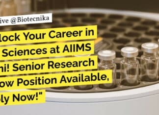 "Unlock Your Career in Life Sciences at AIIMS Delhi! Senior Research Fellow Position Available, Apply Now!"