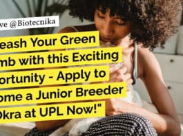 "Unleash Your Green Thumb with this Exciting Opportunity - Apply to Become a Junior Breeder for Okra at UPL Now!"