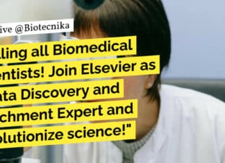 "Calling all Biomedical Scientists! Join Elsevier as a Data Discovery and Enrichment Expert and revolutionize science!"