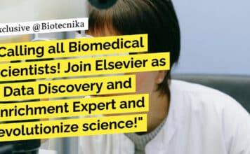 Data Discovery and Enrichment Expert at Elsevier, Apply Online "Calling all Biomedical Scientists! Join Elsevier as a Data Discovery and Enrichment Expert and revolutionize science!"