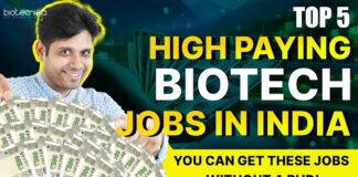 TOP 5 High Paying Biotech Jobs in India! No PhD Required!