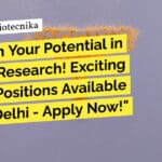 "Unleash Your Potential in Malaria Research! Exciting Project Positions Available in New Delhi - Apply Now!"