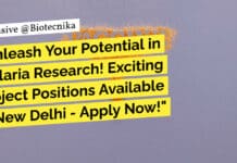 "Unleash Your Potential in Malaria Research! Exciting Project Positions Available in New Delhi - Apply Now!"