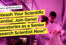 "Unleash Your Scientific Potential: Join Genei Laboratories as a Senior Research Scientist Now!"