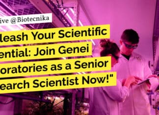 "Unleash Your Scientific Potential: Join Genei Laboratories as a Senior Research Scientist Now!"