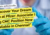 Discover Your Dream Job at Pfizer: Biotech & Biological Sciences Associate Position Now Available! "Discover Your Dream Job at Pfizer: Associate I Reg CMC Position Now Available in Chennai!"