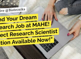 MAHE Manipal Molecular Biology Project Scientist Job With Rs. 61,000 pm Pay – Apply Now MAHE Manipal Molecular Biology Project Scientist Job With Rs. 61,000 pm Pay - Apply Now