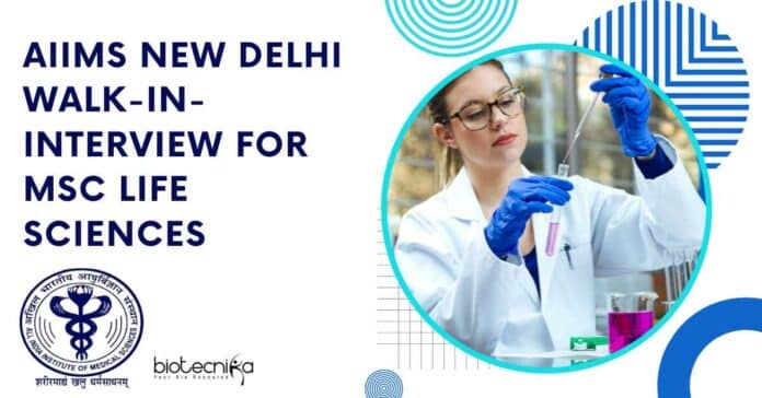 AIIMS New Delhi Walk-In-Interview