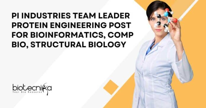 PI Industries Team Leader Protein