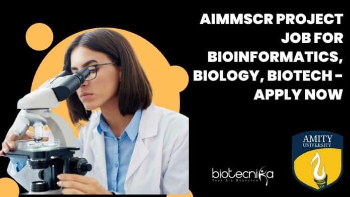AIMMSCR Project Job Bioinformatics
