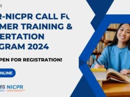 ICMR-NICPR Summer Training