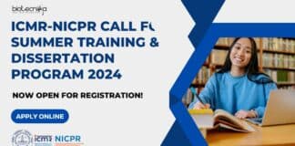 ICMR-NICPR Summer Training