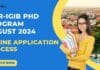 CSIR-IGIB PhD 2024 Program