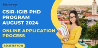 CSIR-IGIB PhD 2024 Program