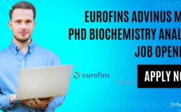 Eurofins Advinus Analyst Job