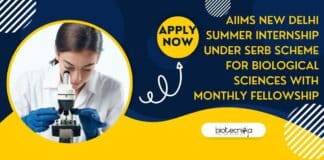 AIIMS New Delhi Summer Internship