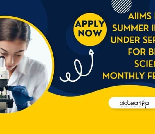 AIIMS New Delhi Summer Internship