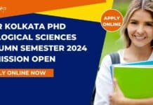 IISER-K PhD 2024 Admission Autumn