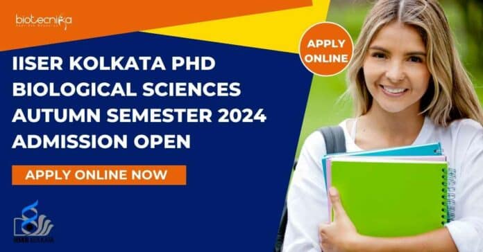 IISER-K PhD 2024 Admission Autumn