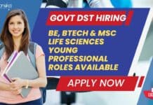 Govt DST Hiring