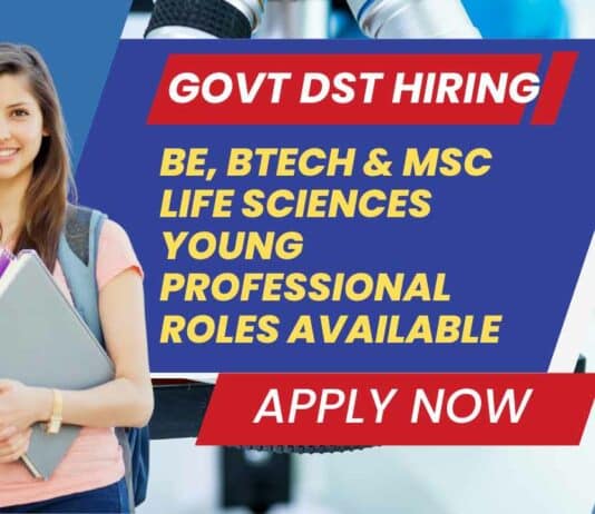 Govt DST Hiring