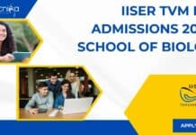 IISER TVM PhD Admissions 2024 – School of Biology, Apply Now IISER TVM PhD Admissions 2024