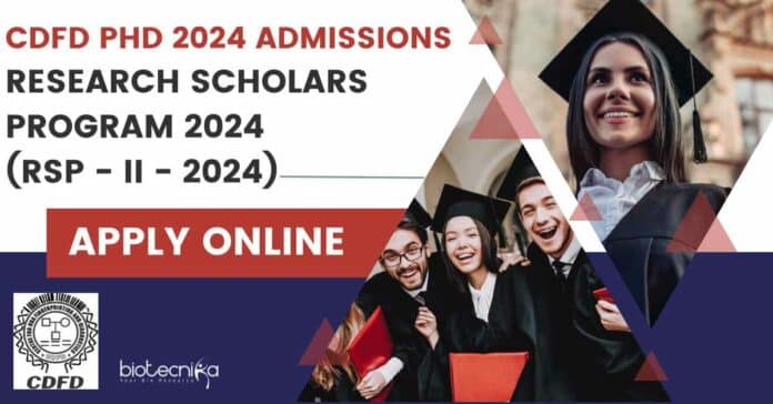 CDFD PhD 2024 Admissions