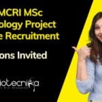 CSIR-CSMCRI MSc Biotechnology Project Associate Recruitment – Applications Invited CSIR-CSMCRI MSc Biotechnology Project