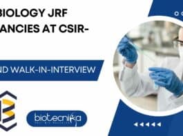 CSIR-IICB Biology JRF Vacancies
