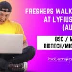 Freshers Walk-In Drive at Lyfius Pharma
