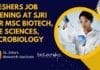 SJRI Hiring For Research Associate Welcome Trust DBT -IF 2019 Project