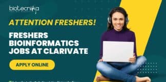 Freshers Bioinformatics Jobs