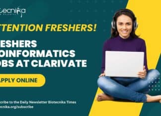 Freshers Bioinformatics Jobs