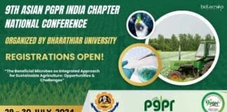 9th Asian PGPR India Chapter National Conference at Bharathiar University - Registrations Open!