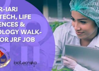 ICAR-IARI Zoology JRF Job