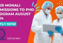 IISER Mohali 2024 Admission