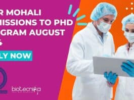 IISER Mohali 2024 Admission
