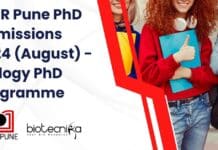 IISER Pune PhD 2024 Admissions