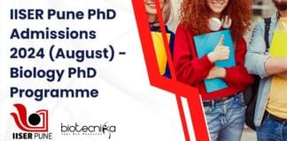 IISER Pune PhD 2024 Admissions