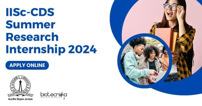 IISc-CDS Summer Research Internship 2024