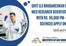 ILS Non-Med Research Scientist Job