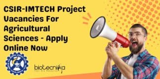 CSIR-IMTECH Project Vacancies 2024