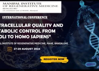 International Conference on “Intracellular Quality and Metabolic Control from E. Coli to HomoSapiens” at MIRM-MAHE Bangalore New