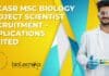 JNCASR MSc Biology Project Scientist