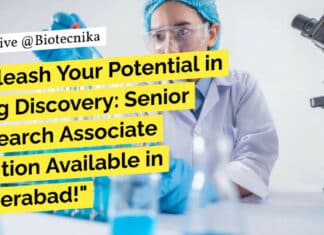 Enveda MSc Biological Sciences Research Associate Recruitment – Apply Now "Unleash Your Potential in Drug Discovery: Senior Research Associate Position Available in Hyderabad!"