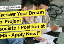 "Discover Your Dream Job: Project Associate-I Position at AIIMS - Apply Now!"